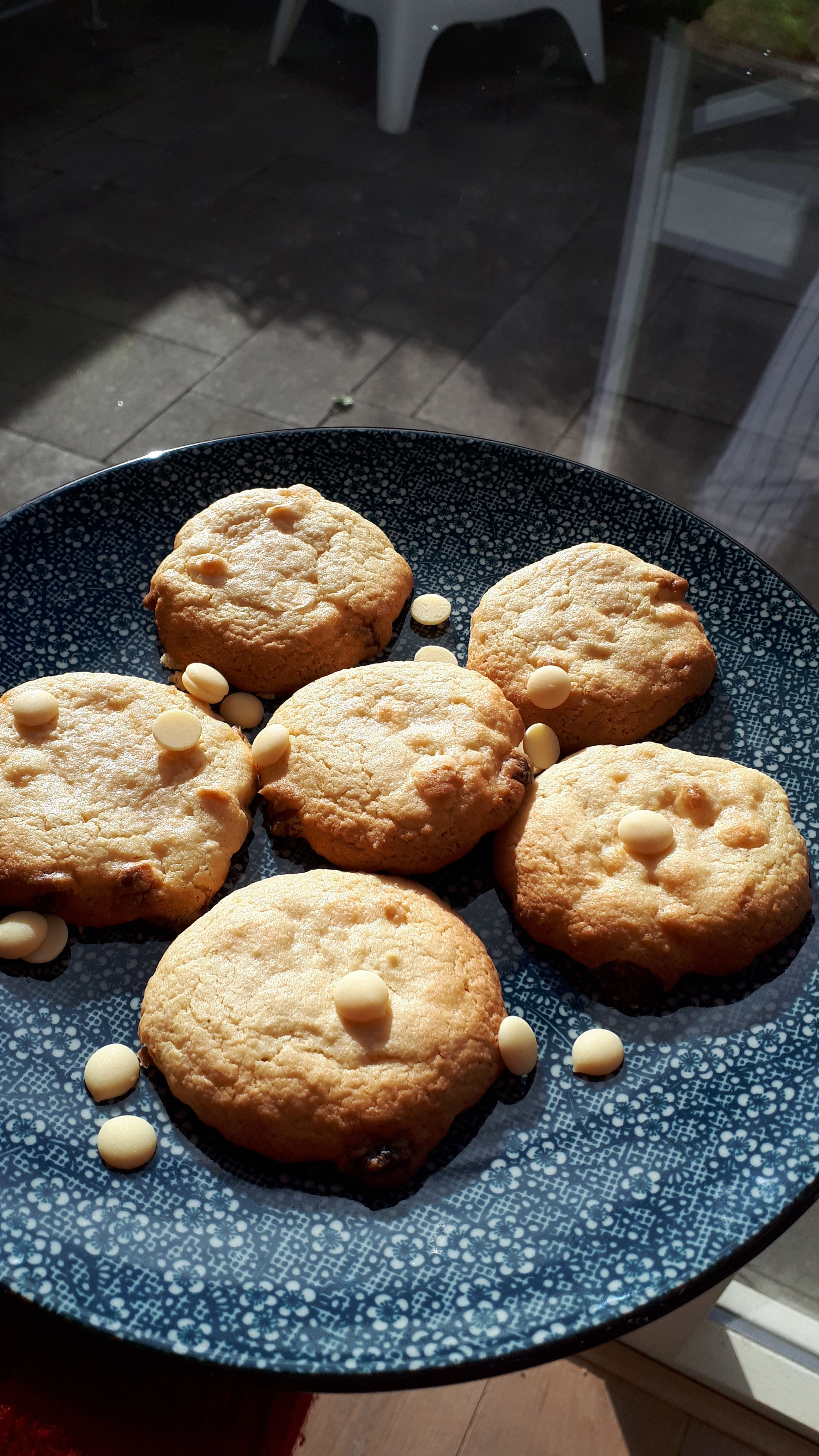 White chocolate chip cookies